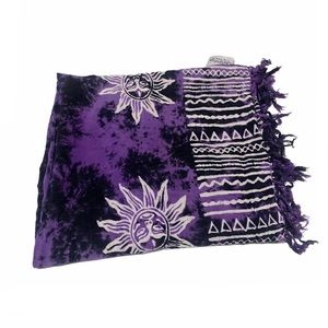 Tapestry Bohemian Fringe Sun Tie Dye Print